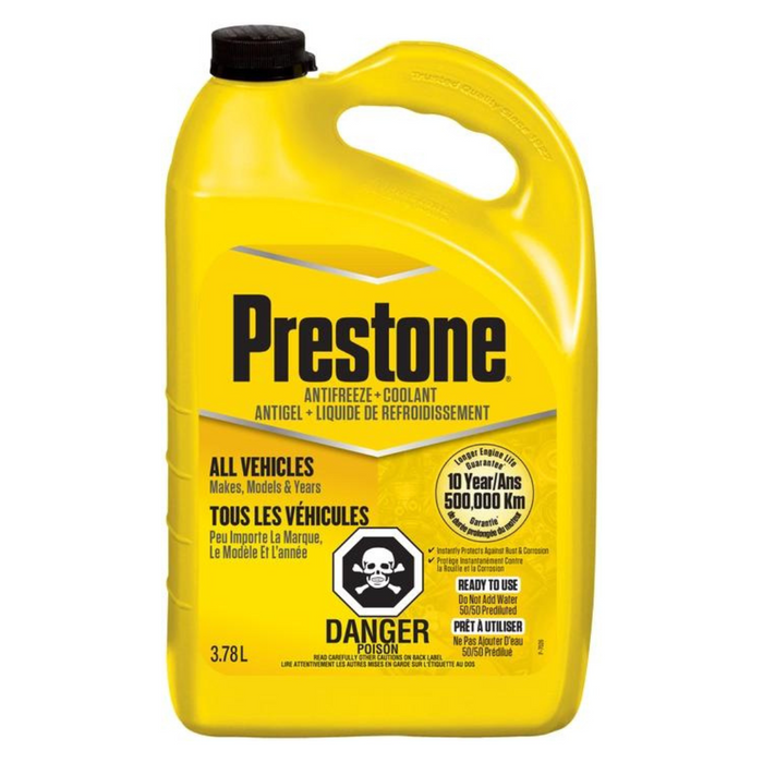 Prestone Premixed Long Life Anti-Freeze/Coolant, 3.78-L