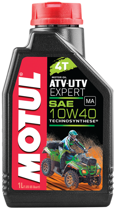 Motul 10W40 Synthetic ATV/UTV Oil, 1-L
