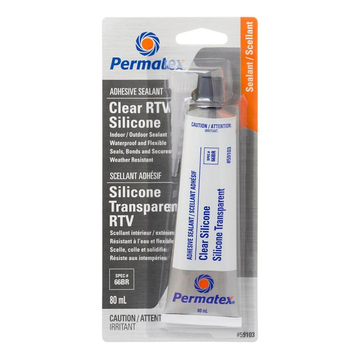 Permatex® Clear RTV Silicone Sealant