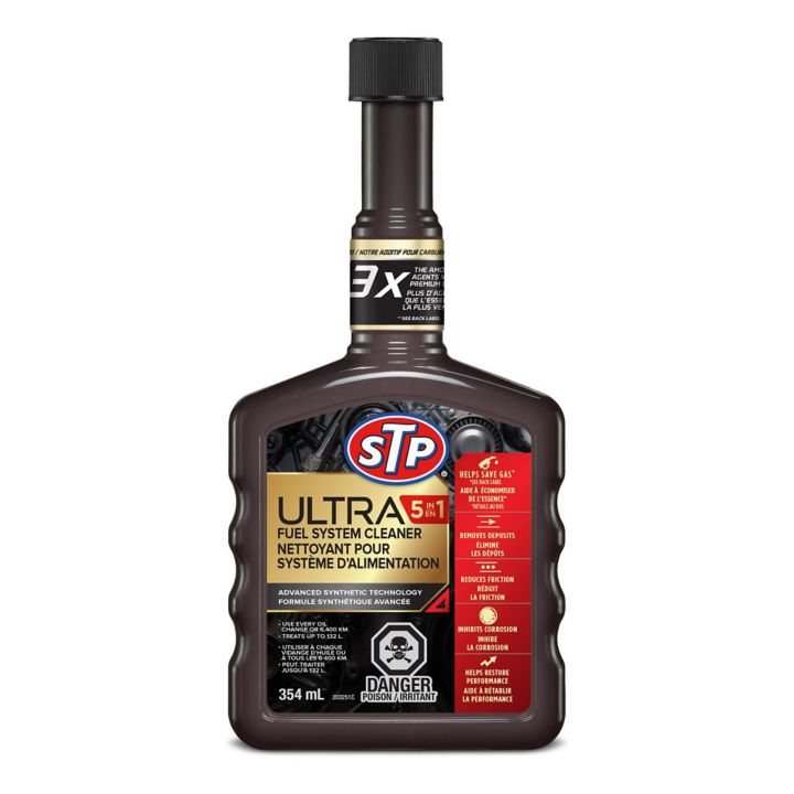 0388019 STP Ultra 5-in-1 Fuel System Cleaner, 354-mL