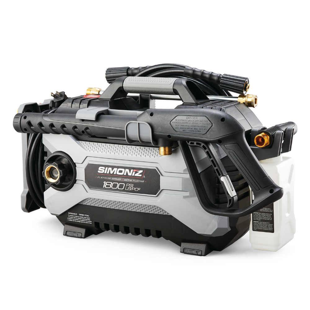 1800 electric hot sale pressure washer