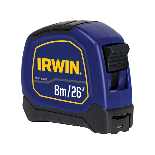 IRWIN IWHT36346 Bi-Material Tape Measure, 26-ft