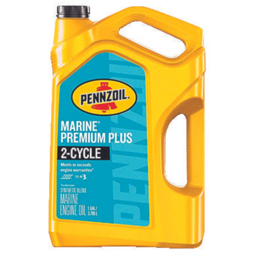 Pennzoil Marine Premium Plus 2-Cycle Engine Oil, 5-L