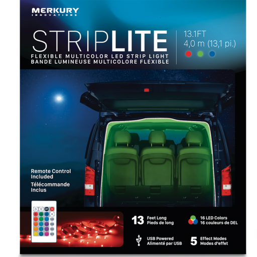 Merkury Multi-Colour LED Strip Lights, 2-pk