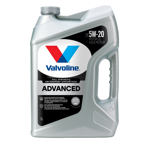 Valvoline Advanced 5W20 Full Synthetic Engine/Motor Oil, 5-L