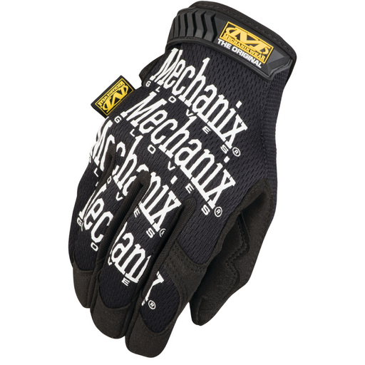 Mechanix Wear Original High Performance Work Glove Black, Assorted Sizes