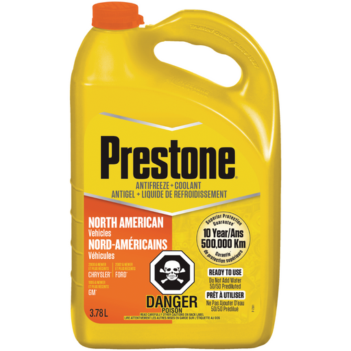 Prestone American Vehicles Anti-Freeze/Coolant, Orange 3.8-L