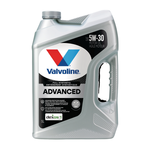 Valvoline Advanced 5W30 Full Synthetic Engine/Motor Oil, 5-L