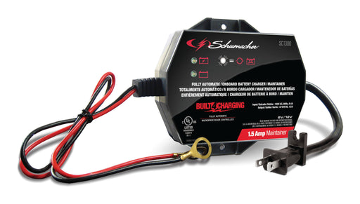 Schumacher 1.5A Onboard Battery Charger & Maintainer
