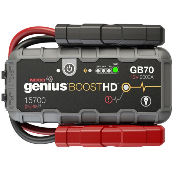 GB70 NOCO Genius GB70 BoostHD Jump Starter and Power Bank, 2000 Amp
