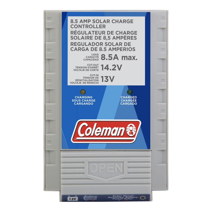 51814 Coleman 8.5 Amp, 12 Volt Solar Charge Controller