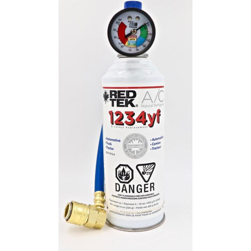 0147927 Red Tek Aerosol 1234YFHC Refrigerant Kit, 8-oz