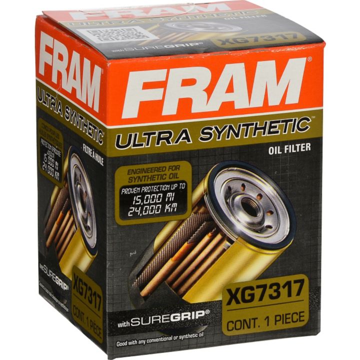 FRAM Ultra Synthetic Oil Filter, XG7317 Fits select: 2002-2023 HONDA CR-V,  2001-2023 HONDA CIVIC 