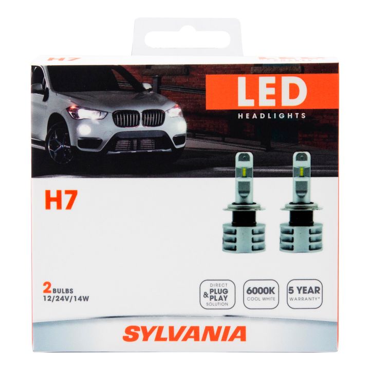 H7 LED Bulbs For Volkswagen Golf Passat Tiguan MB Metris