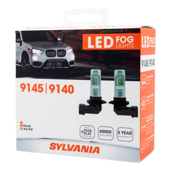 9145LED.BX2 9145/9140 Sylvania ZEVO® LED Fog Lights, 2-pk