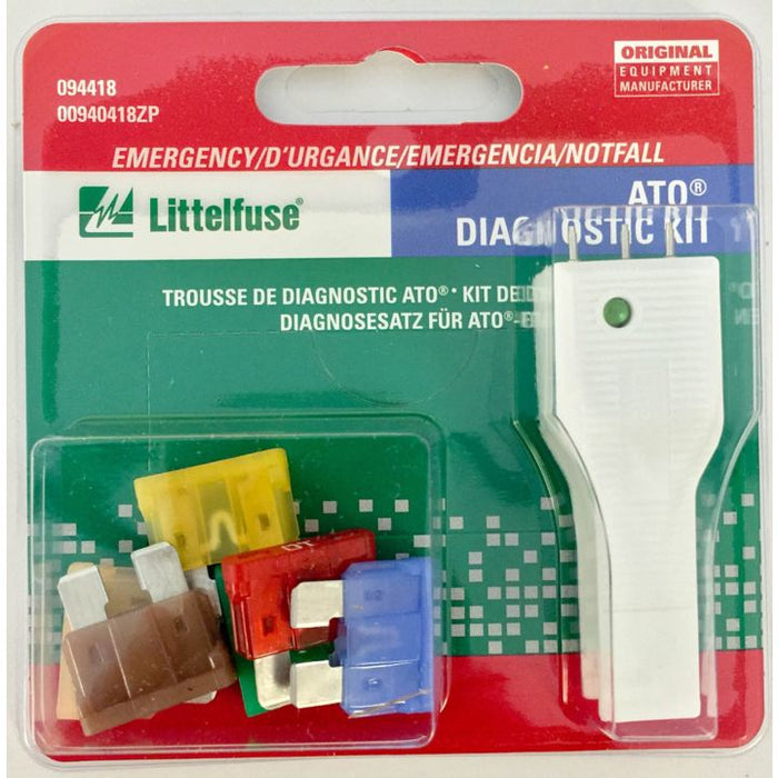 00940418ZP Littelfuse Emergency ATO Diagnostic Kit, 7-pc