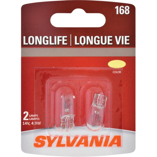 168LL.BP2 168 Sylvania Long Life Mini Bulbs
