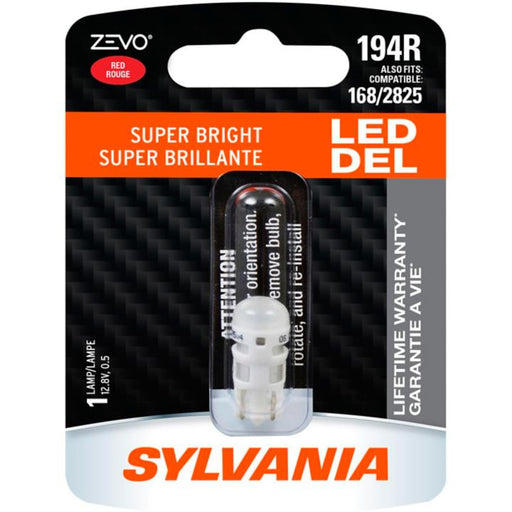 194RLED.BP 194R Red Sylvania ZEVO® LED Mini Bulbs