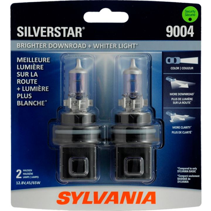 9004ST.BP2 9004 Sylvania SilverStar® Headlight Bulbs, 2-pk
