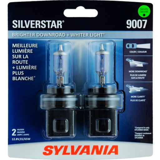 9007ST.BP2 9007 Sylvania SilverStar® Headlight Bulbs, 2-pk