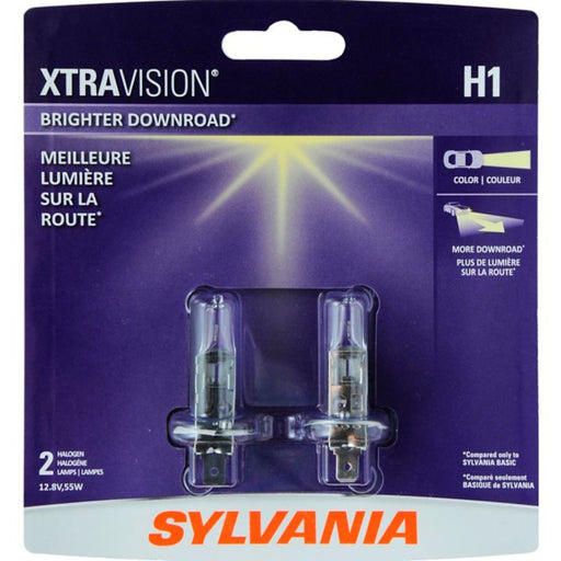 H1 Sylvania XtraVision® Headlight Bulbs, 2-pk