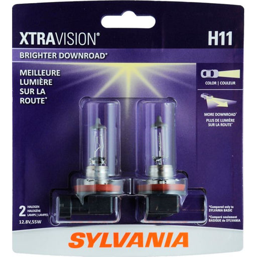 H11 Sylvania XtraVision® Headlight Bulbs, 2-pk