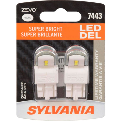 7443LED.BP2 7443 Sylvania ZEVO® LED Mini Bulbs