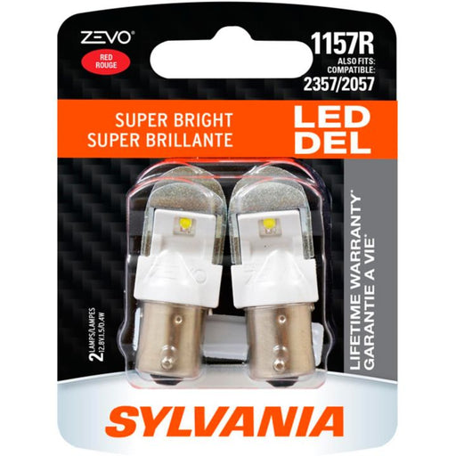1157RLED.BP2 1157R Red Sylvania ZEVO® LED Mini Bulbs