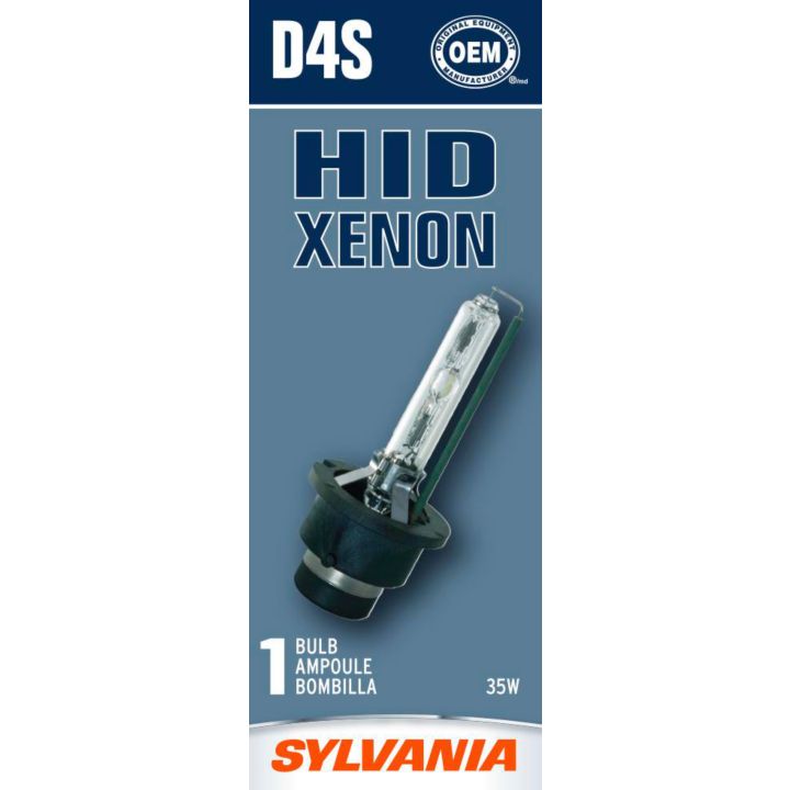 D4S.BX D4S Sylvania High Intensity Discharge (HID) Headlight Bulb, 1-pk