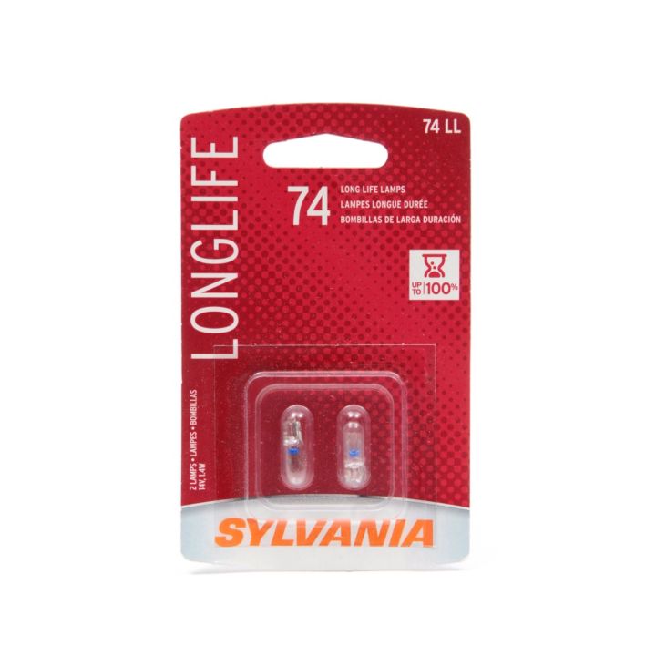 74LL.BP2 74 Sylvania Long Life Mini Bulbs