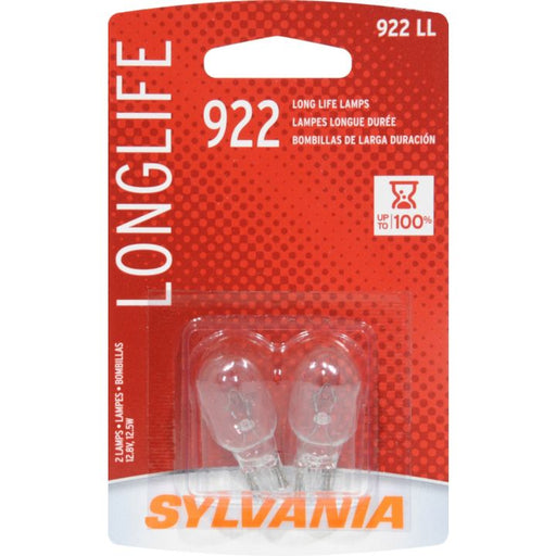 922LL.BP2 922 Sylvania Long Life Mini Bulbs