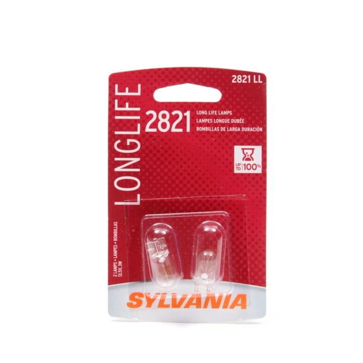 2821LL.BP2 2821 Sylvania Long Life Mini Bulbs