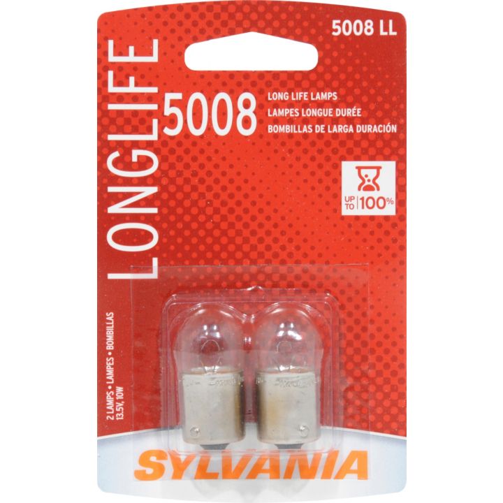 5008LL.BP2 5008 Sylvania Long Life Mini Bulbs