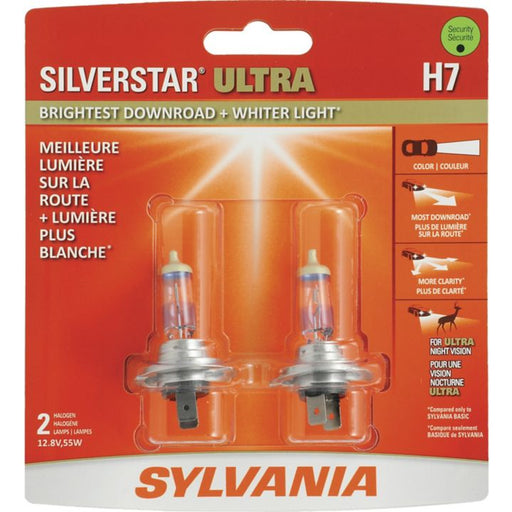 H7 Sylvania SilverStar® ULTRA Headlight Bulbs, 2-pk