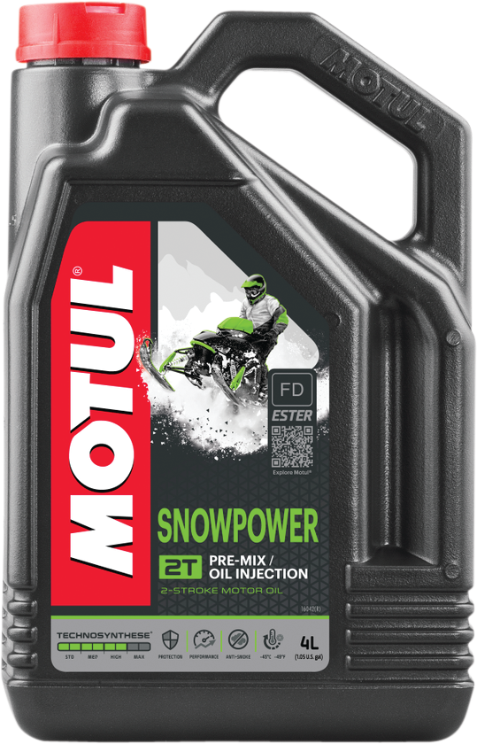Motul Snowpower 2T 2-Cycle Semi-Synthetic Motor Oil, 4-L