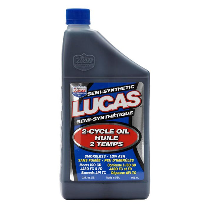 10110 Lucas Semi-Synthetic 2-Cycle Oil, 946-mL