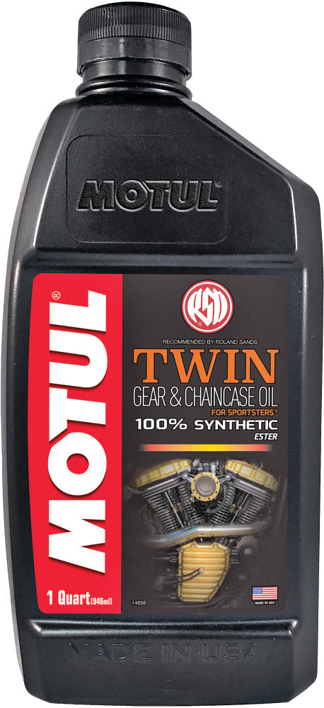 Motul Twin Synthetic Gear & Chaincase Oil, 946-mL