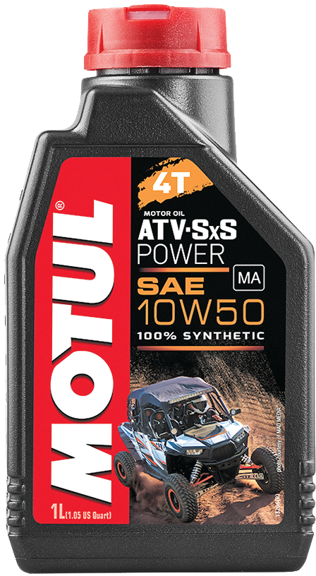 Motul 10W50 Synthetic ATV/UTV Oil, 1-L