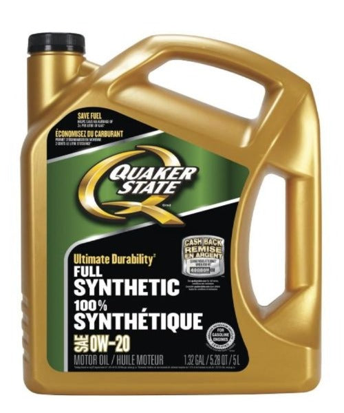 Quaker State 0W20 Full Synthetic Motor Oil