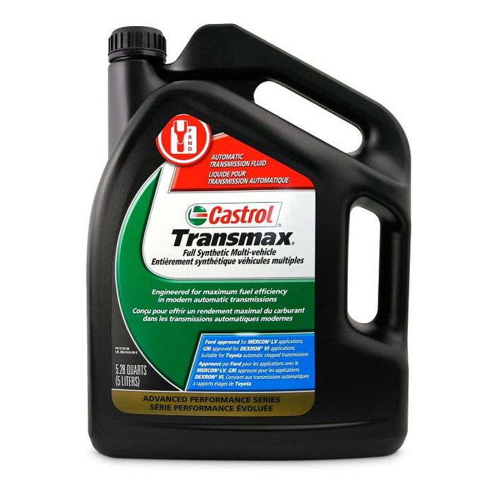 Castrol Transmax Full Synthetic Multi Vehicle ATF, assorted sizes