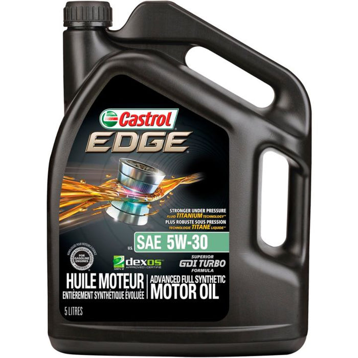 Castrol EDGE Synthetic Motor Oil, 5-L