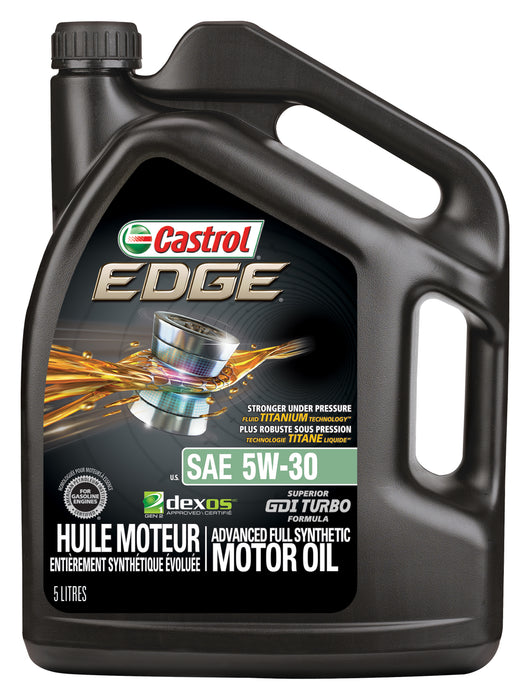 02011-3A Castrol EDGE 5W30 Synthetic Motor Oil, 5-L