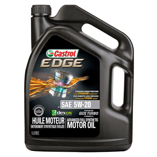 02009-3A Castrol EDGE 5W20 Synthetic Motor Oil, 5-L