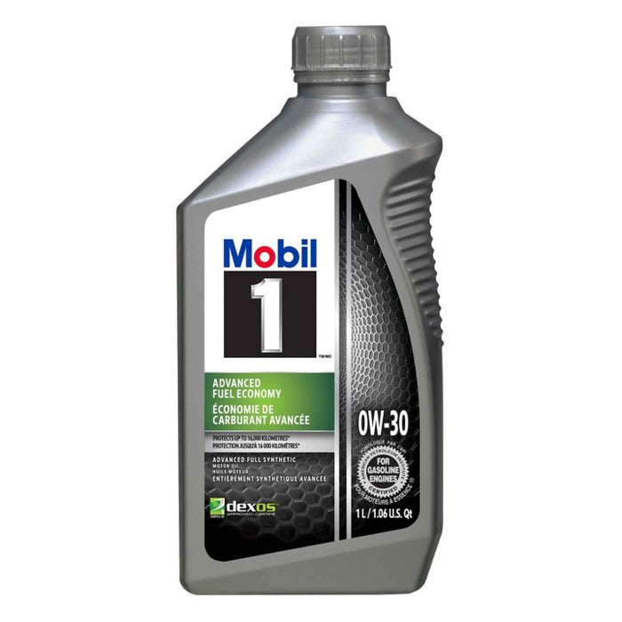 Mobil 1 Advanced Fuel Economy Synthetic 0W30 Engine Oil, 1L