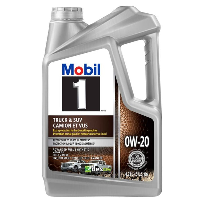 Mobil 1 Truck & SUV 0W20 Formula Synthetic Motor Oil, 4.73L
