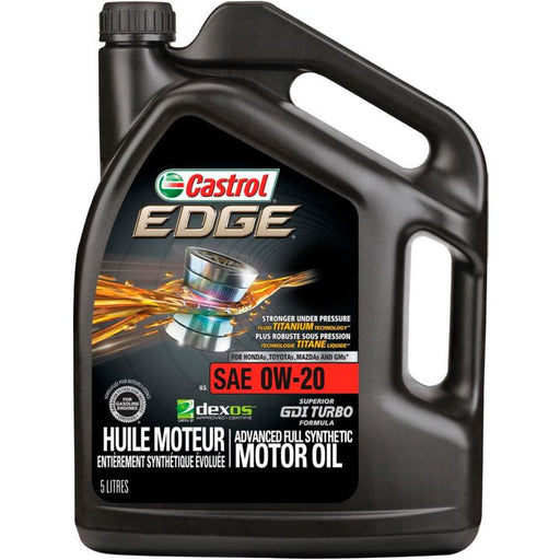 2017-3A Castrol EDGE 0W20 Synthetic Motor Oil, 5-L