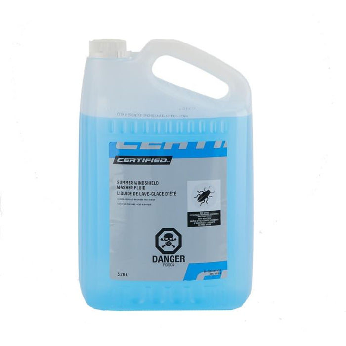 15-213OEM Certified Summer Windshield Washer Fluid with Bug Remover, 3.78-L