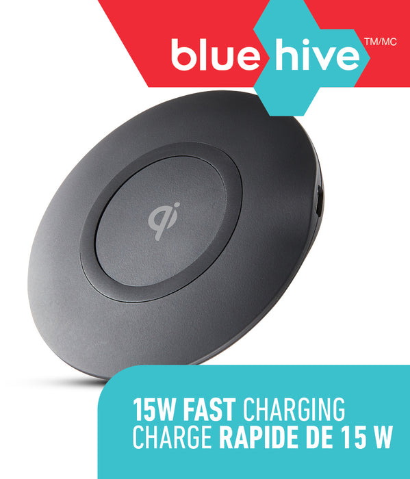 Bluehive Ultra-Thin 15W Fast Wireless Charging Pad