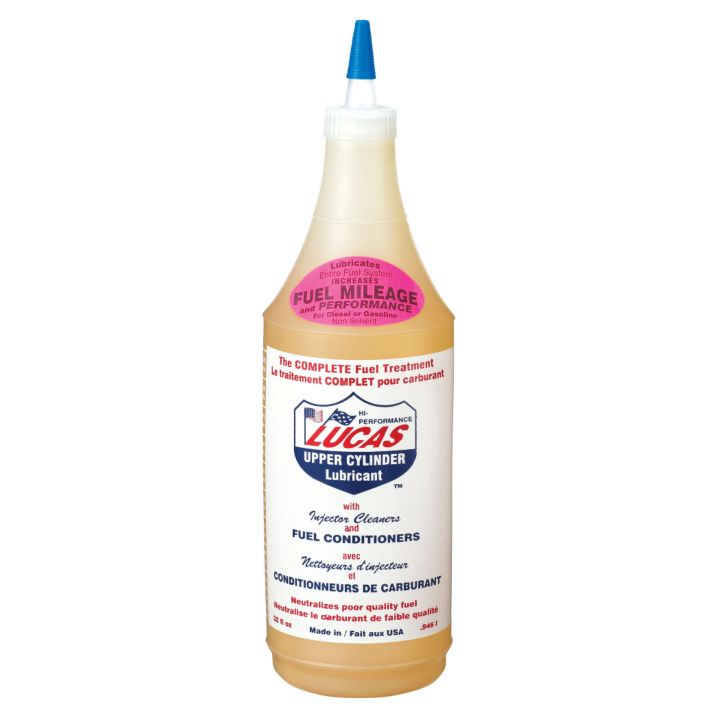10003 Lucas Fuel Treatment with Upper Cylinder Lubricant & Injector Cleaner, 946-mL