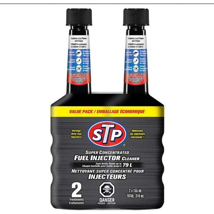 78353 STP Super Concentrated Fuel Injector Cleaner, 155-mL, 2-pk